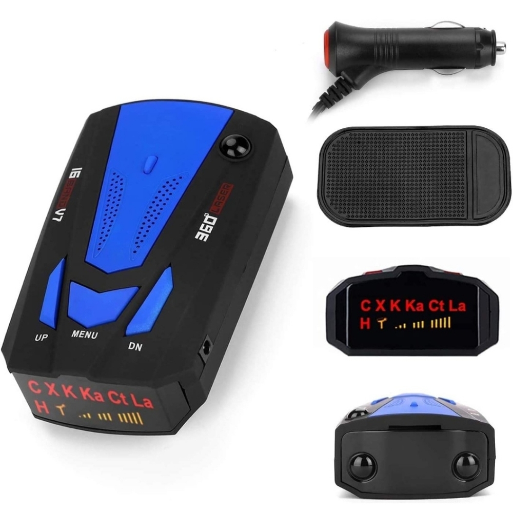 COPY - Radar Detector Blue and Black